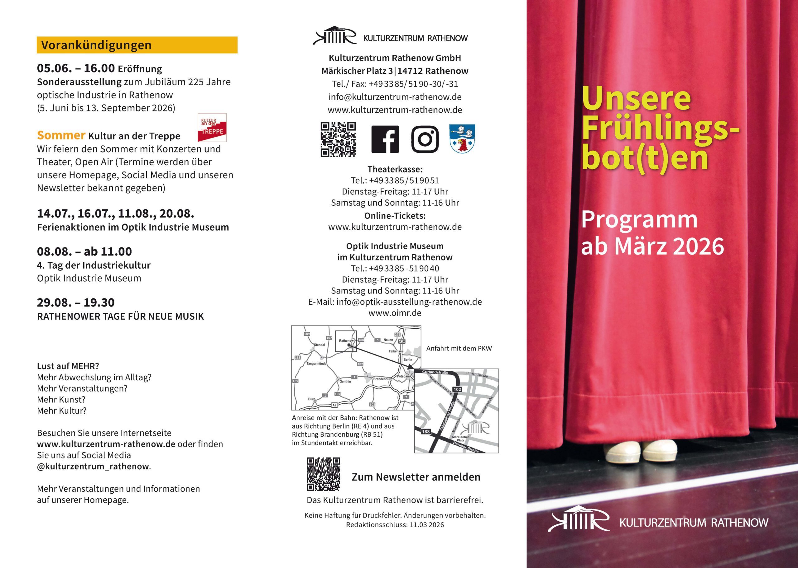 Kulturzentrum in Rathenow - unser Haus